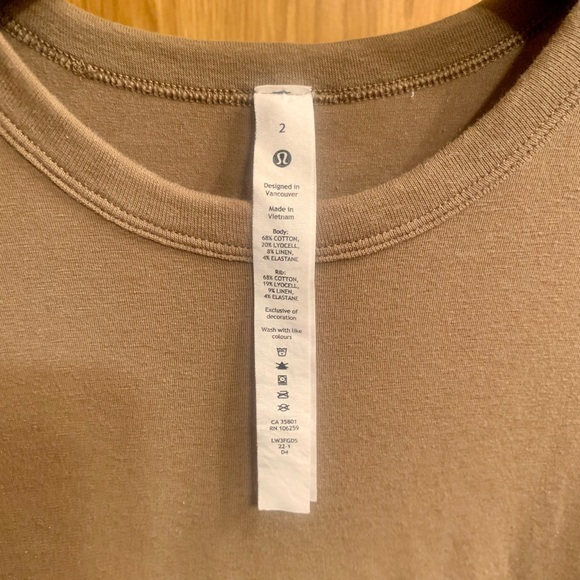 Lululemon || Classic-Fit Cotton-Blend T-Shirt Artifact - Picture 7 of 7